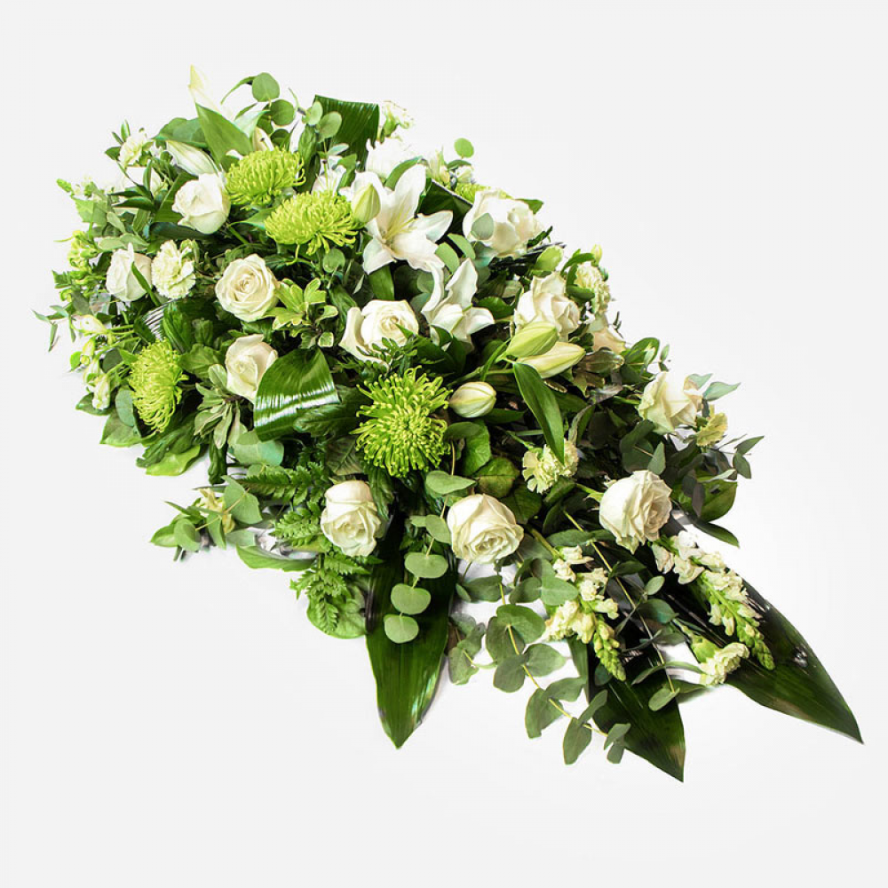 White and Green Double Ended Spray SYM-313
