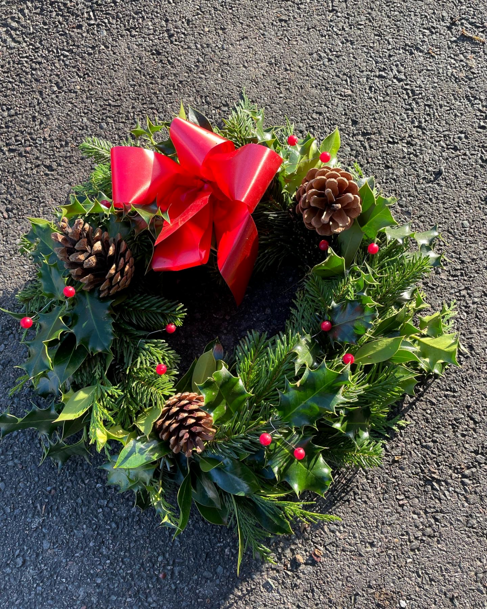 Plain Holly Wreath