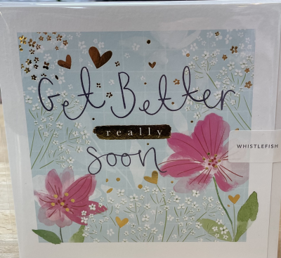 Get Better Soon Gift Card - Get Better Soon Gift in Derby And Derbyshire By Beauty of Flowers Florist