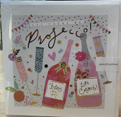 Prosecco Gift Card - Prosecco Gift Card to be attached to your flower delivery in Derby and Derbyshire by Beauty of flowers florist