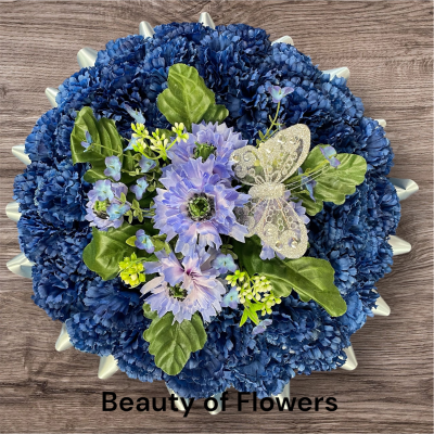 Artificial Blue Based Posy Product Image